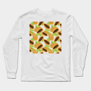 Papaya pattern Long Sleeve T-Shirt